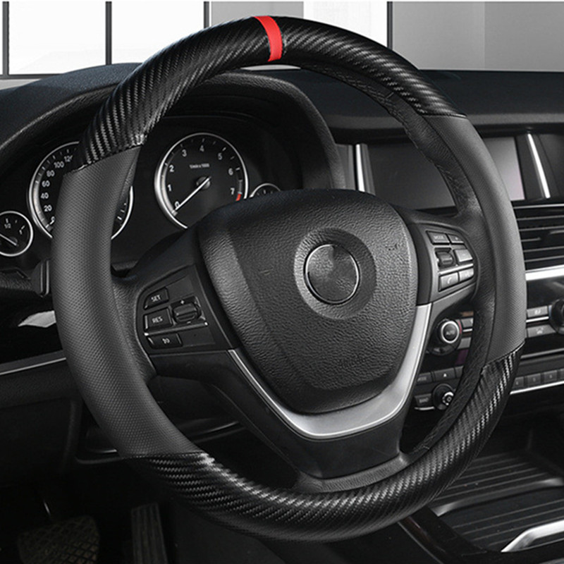 Car Steering Wheel Cover Anti Slip Breathable - Moda Uniwersalny pokrowiec na kierownicę samochodową