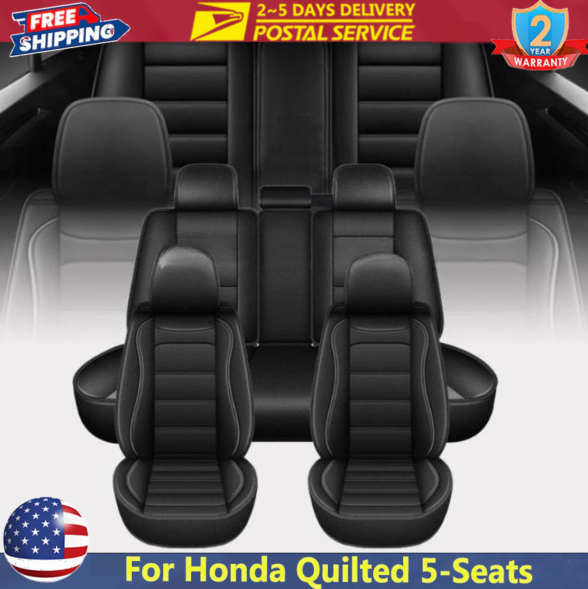 Czarne uniwersalne pokrowce na – Leather Car Seat Covers Full Set Universal recenzja i cena