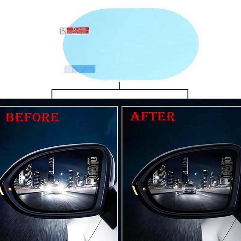 2 szt. Naklejka samochodowa fo – Anti Glare Car Rearview Mirror Film recenzja i cena