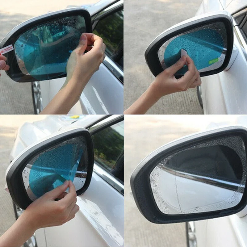 2 szt. Naklejka samochodowa fo – Anti Glare Car Rearview Mirror Film recenzja i cena