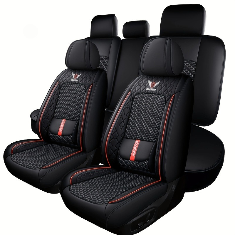 Pokrowce na siedzenia samochod – Leather Car Seat Covers Full Set Universal recenzja i cena