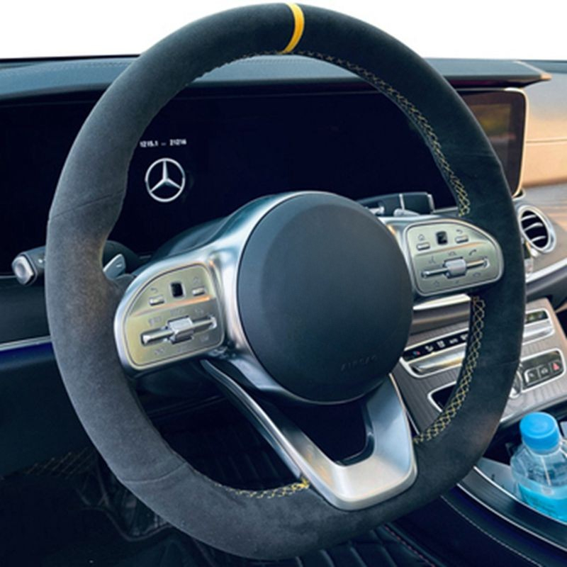 Antypoślizgowy czarny zamszowy – Car Steering Wheel Cover Anti Slip Breathable recenzja i cena