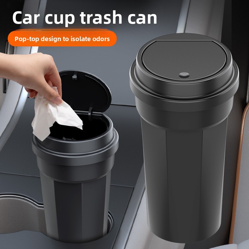 Samochodowy kosz na śmieci, wo – Waterproof Car Trash Can With Lid recenzja i cena