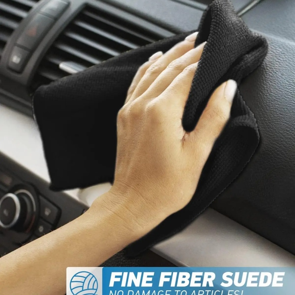 Czarna ściereczka z mikrofibry – Microfiber Car Drying Towel Super Absorbent recenzja i cena