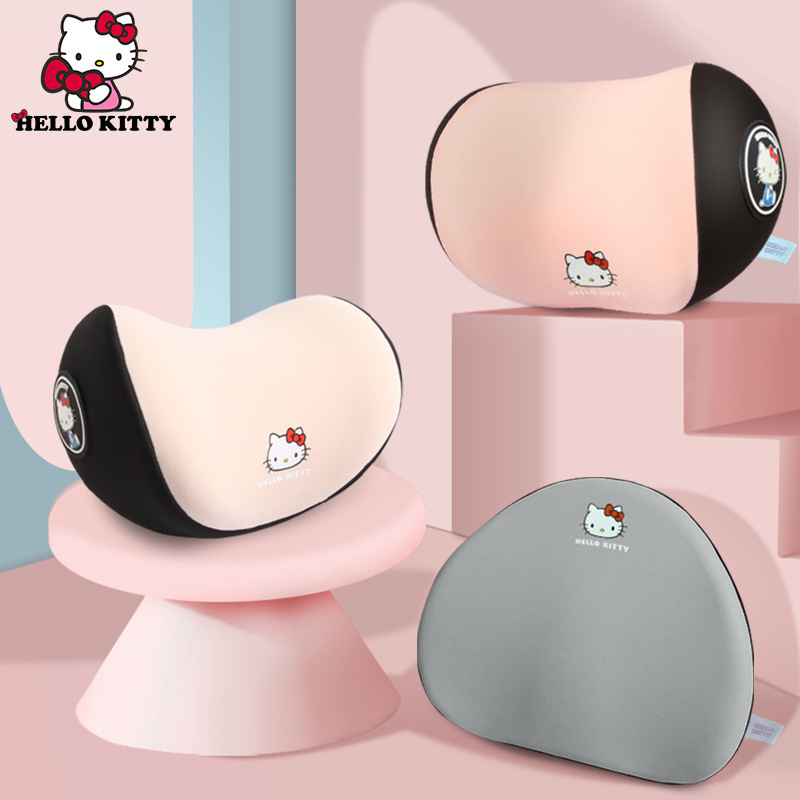 Hello Kitty – urocza poduszka  – Memory Foam Car Neck Pillow Lumbar Support recenzja i cena