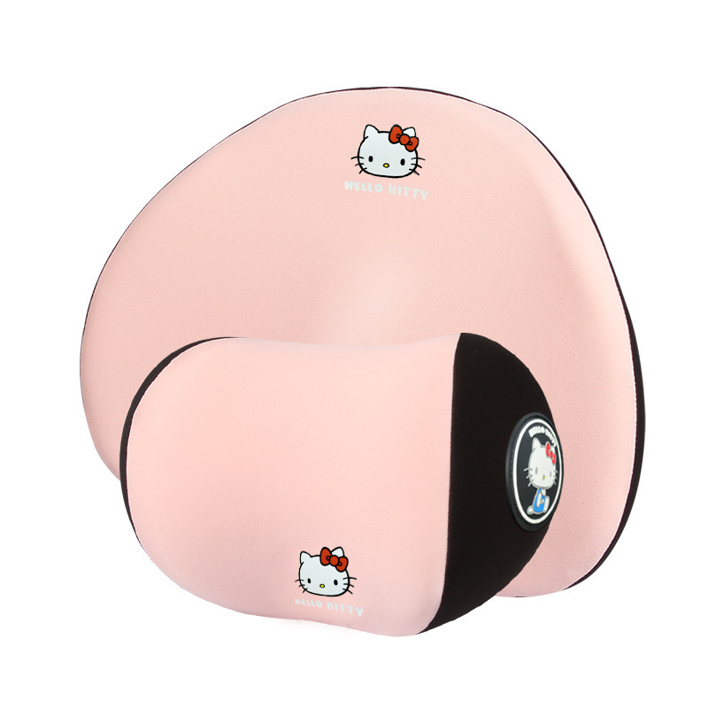 Hello Kitty – urocza poduszka  – Memory Foam Car Neck Pillow Lumbar Support recenzja i cena