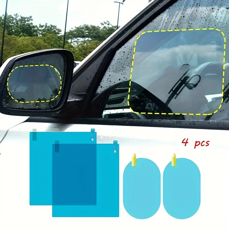 4 szt. folii ochronnych na lus – Anti Glare Car Rearview Mirror Film recenzja i cena