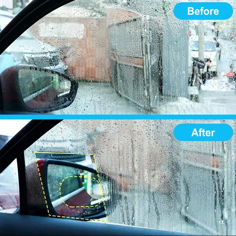 4 szt. folii ochronnych na lus – Anti Glare Car Rearview Mirror Film recenzja i cena