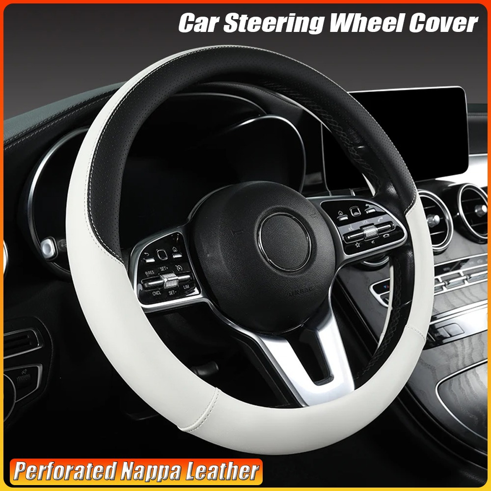 Perforowana skóra Nappa Pokrow – Car Steering Wheel Cover Anti Slip Breathable recenzja i cena
