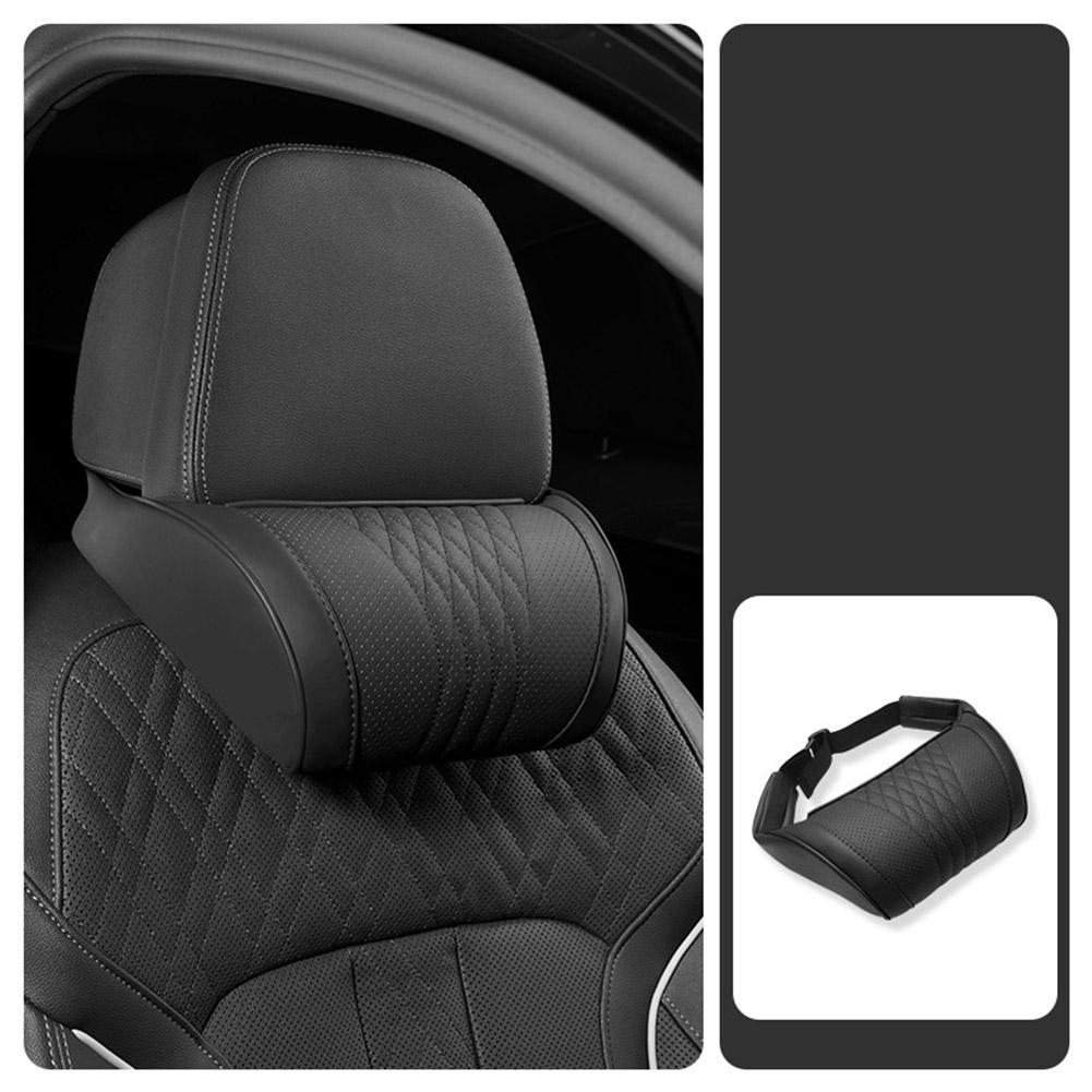Luksusowa skórzana poduszka na – Memory Foam Car Neck Pillow Lumbar Support recenzja i cena