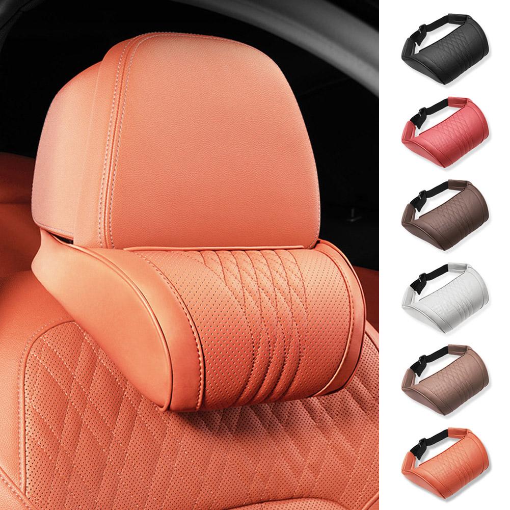 Luksusowa skórzana poduszka na – Memory Foam Car Neck Pillow Lumbar Support recenzja i cena