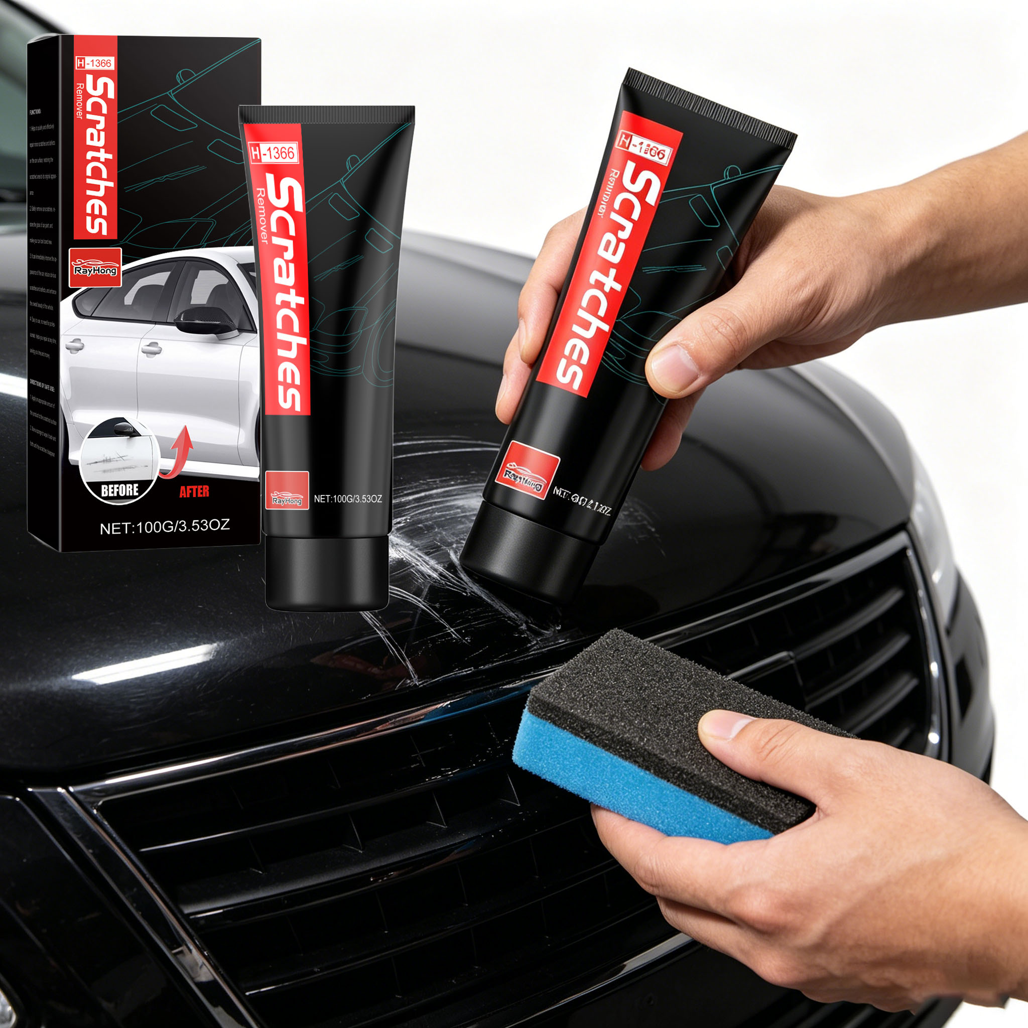 Pasta do usuwania rys na samoc – Car Scratch Repair Polishing Wax Paste recenzja i cena