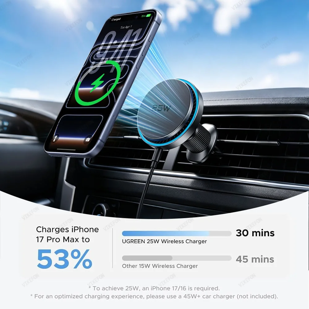 Magnetyczna ładowarka bezprzew – Magnetic Phone Holder For Car Vent recenzja i cena