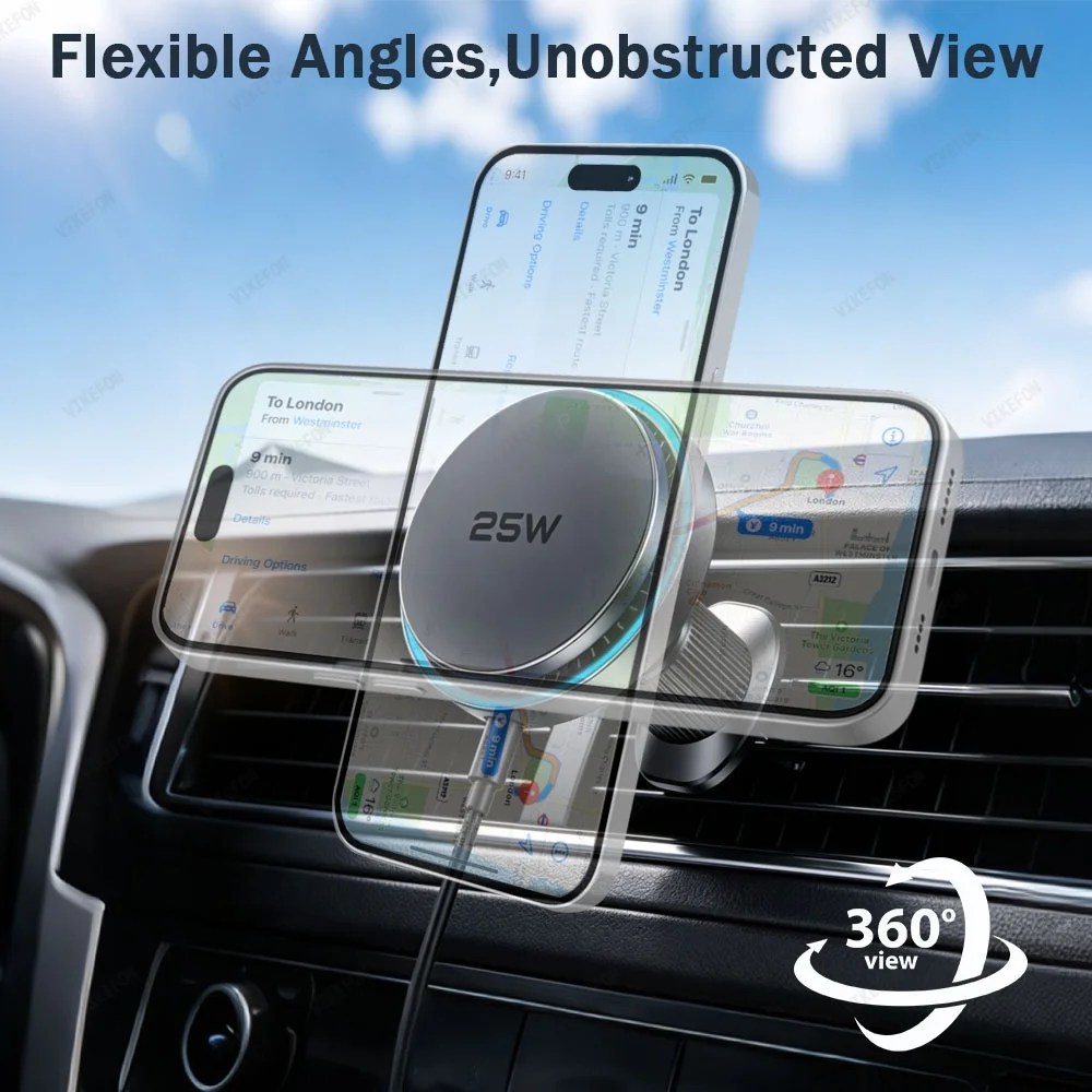 Magnetyczna ładowarka bezprzew – Magnetic Phone Holder For Car Vent recenzja i cena