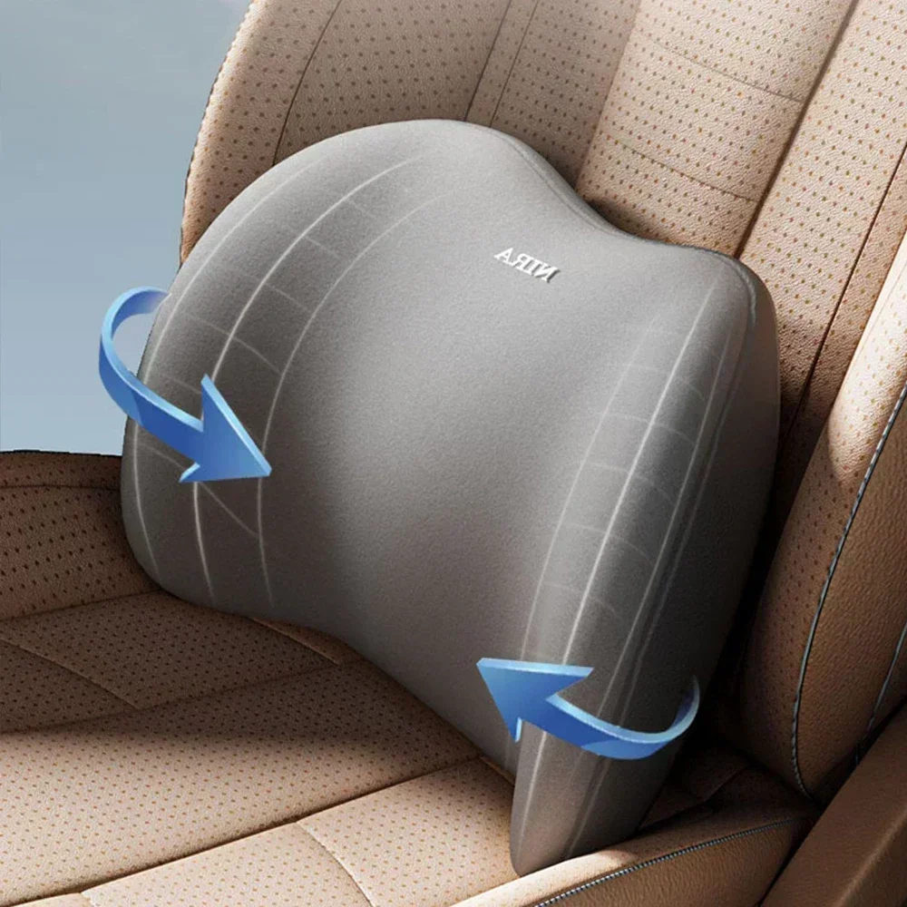 Dla komfortu jazdy: akcesoria  – Memory Foam Car Neck Pillow Lumbar Support recenzja i cena